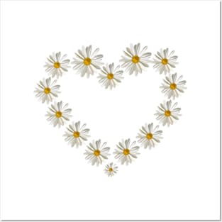 Daisy Heart Posters and Art